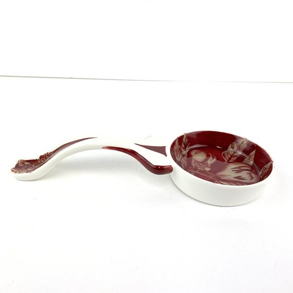 Waverly Garden Room Fruit Toile Ceramic Spoon Rest